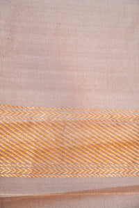 Handwoven Lavender Banarasi Katan Soft Silk Saree