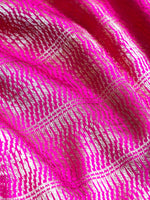 Handwoven Pink Banarasi Katan Silk Saree