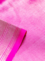 Handwoven Pink Banarasi Katan Silk Saree