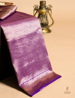 Handwoven Magenta Banarasi Katan Silk Saree