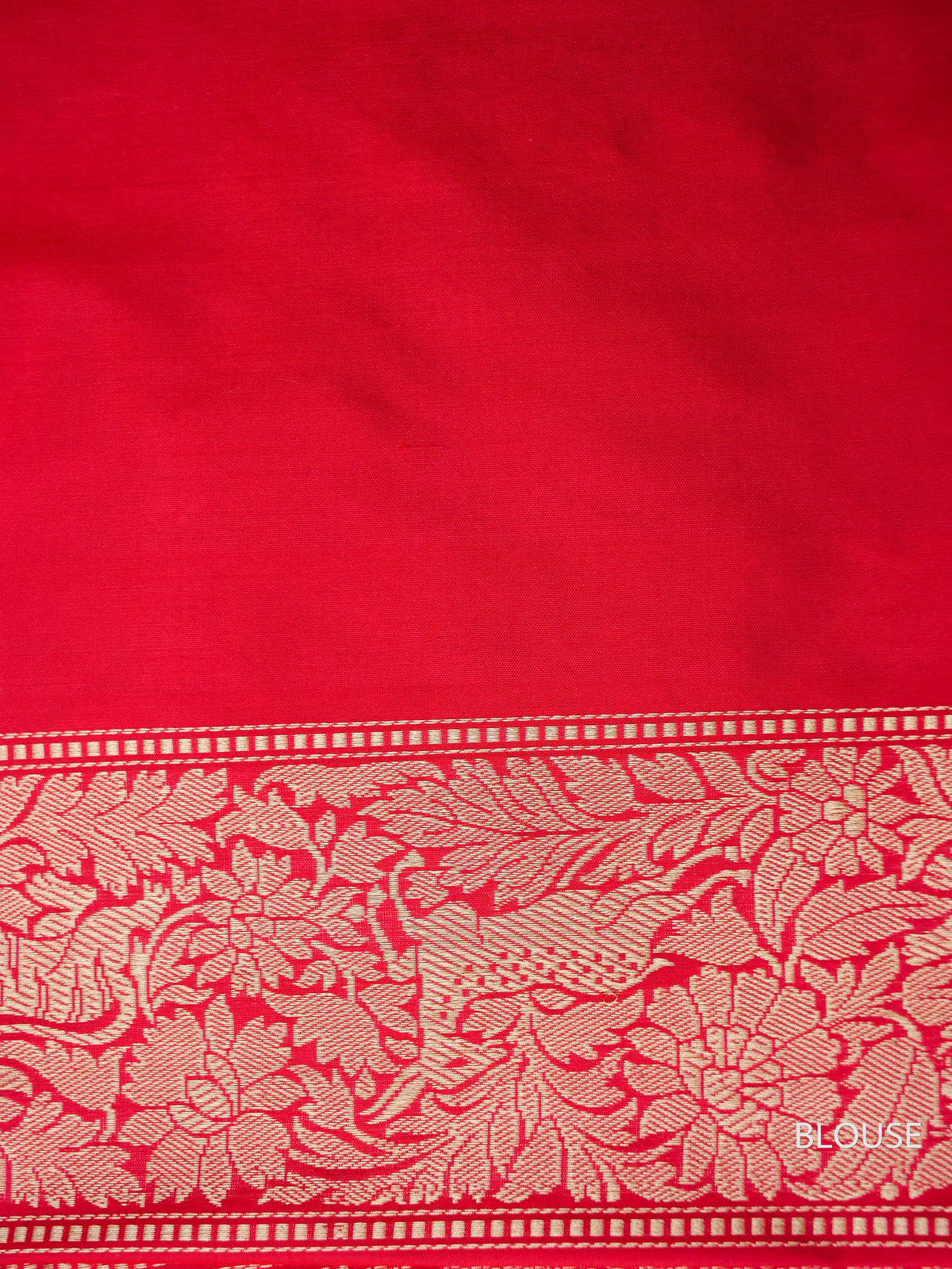 Handwoven Bridal Red Shikargaah woven Katan Silk Saree