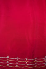 Designer Pink Crepe Silk Saree
