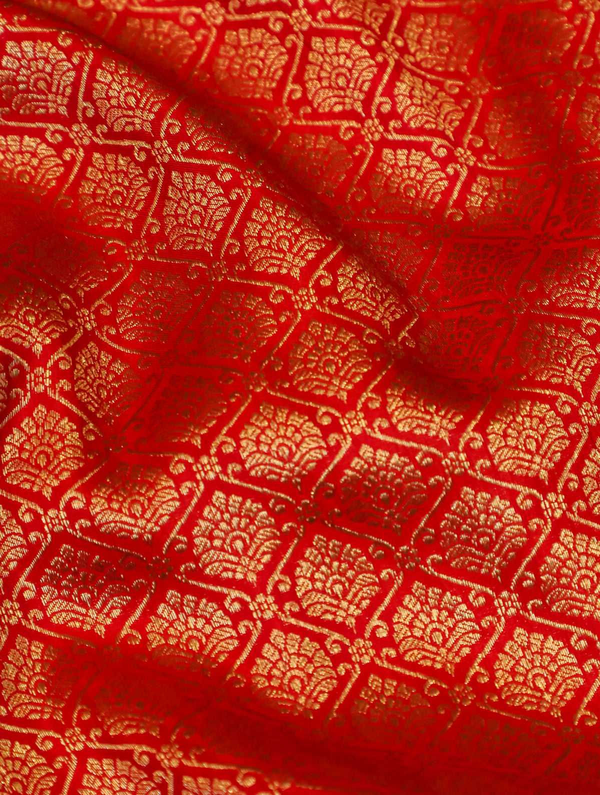 Designer Red Tissue Silk Saree