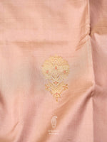 Handwoven Canopy Pink Katan Silk Saree