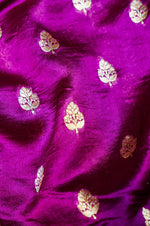 Designer Purple Katan Silk Saree