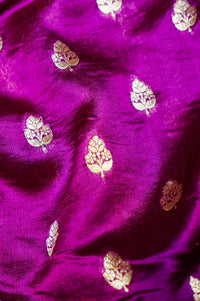 Designer Purple Katan Silk Saree