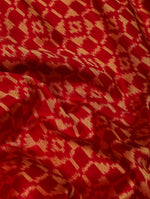 Designer Red Katan Silk Saree