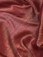 Designer Magenta Katan Silk Saree