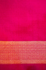 Handwoven Pink Banarasi Katan Silk Saree