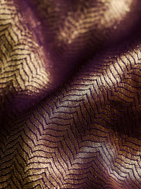 Handwoven Dark Purple Banarasi Katan Silk Saree