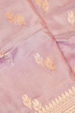 Handwoven Lavender Banarasi Katan Silk Saree