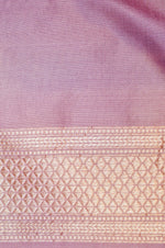 Handwoven Lavender Banarasi Katan Silk Saree