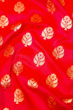 Handwoven Red Banarasi Katan Silk Saree