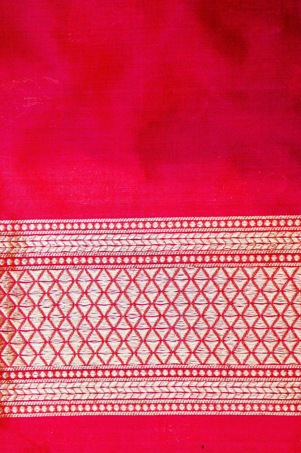 Handwoven Red Banarasi Katan Silk Saree