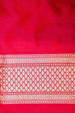 Handwoven Red Banarasi Katan Silk Saree