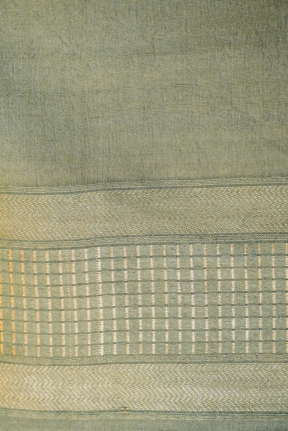 Handwoven Rangkat Banarasi Tussar Georgette Saree