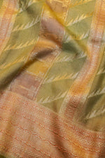 Handwoven Rangkat Banarasi Tussar Georgette Saree