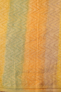 Handwoven Rangkat Banarasi Tussar Georgette Saree