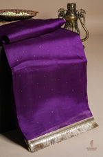 Designer Purple Organza Saree