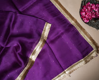 Designer Purple Organza Saree