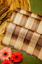 Designer Brown  Tussar Silk Saree
