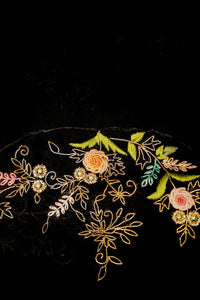 Designer Black Organza Saree