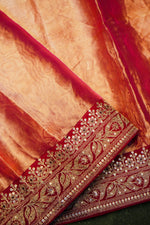 Designer Golden Tissue Silk Saree