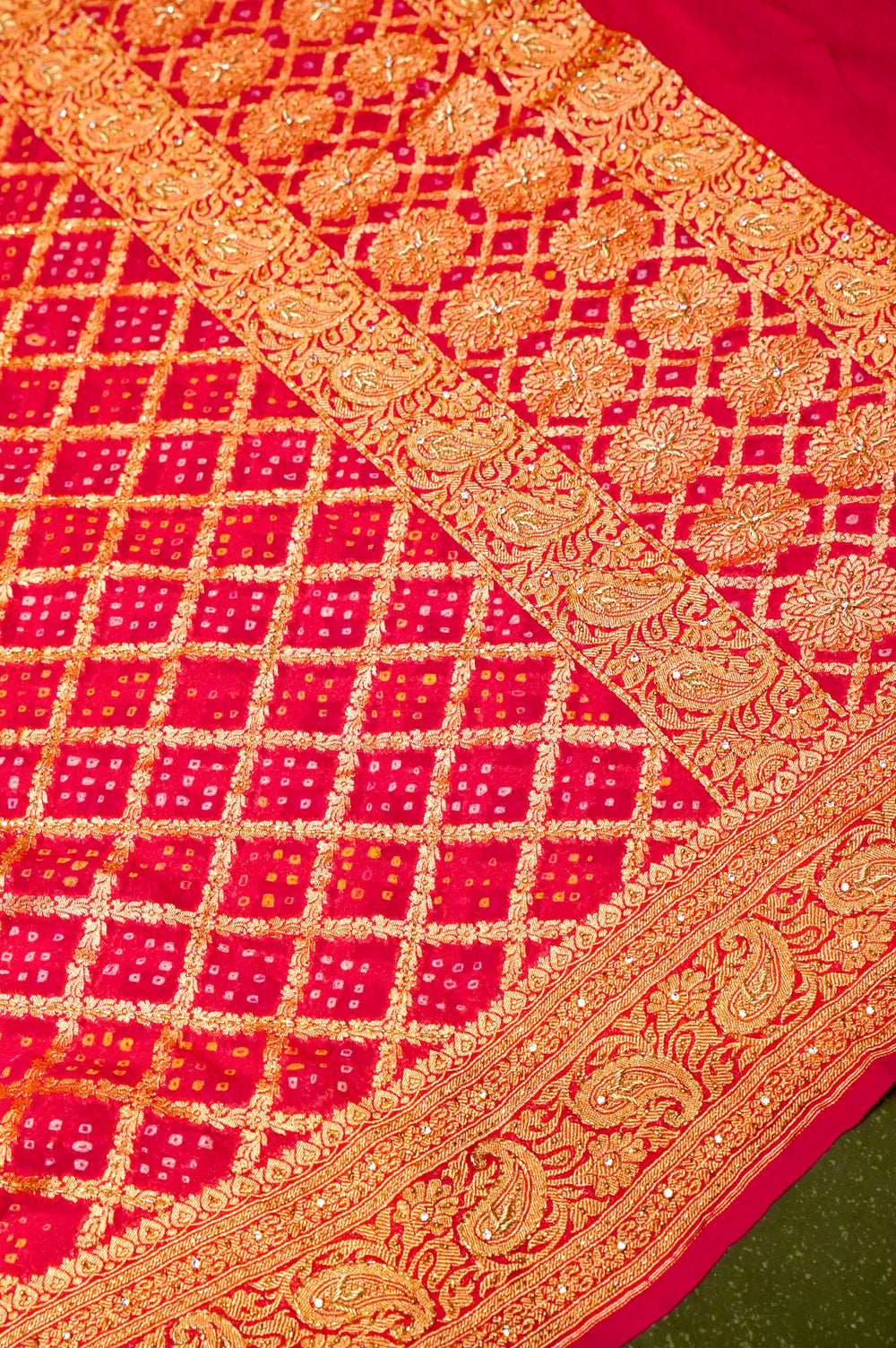 Handwoven Pink Banarasi Khaddi Georgette Suit