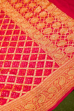 Handwoven Pink Banarasi Khaddi Georgette Suit