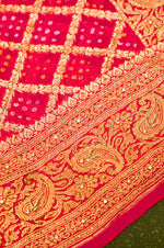 Handwoven Pink Banarasi Khaddi Georgette Suit