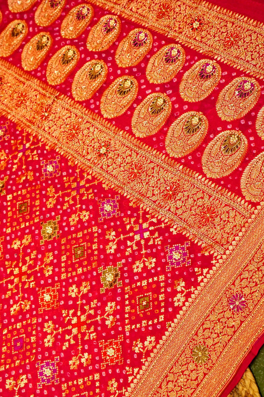 Handwoven Pink Banarasi Khaddi Georgette Suit