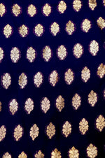 Handwoven Dark Purple Banarasi Khaddi Georgette Suit