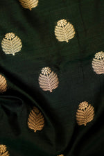 Handwoven Black Banarasi Katan Silk Suit