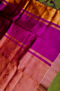 Designer Purple Katan Soft Silk Saree