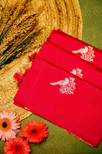 Handwoven Pink Banarasi Katan Soft Silk Saree