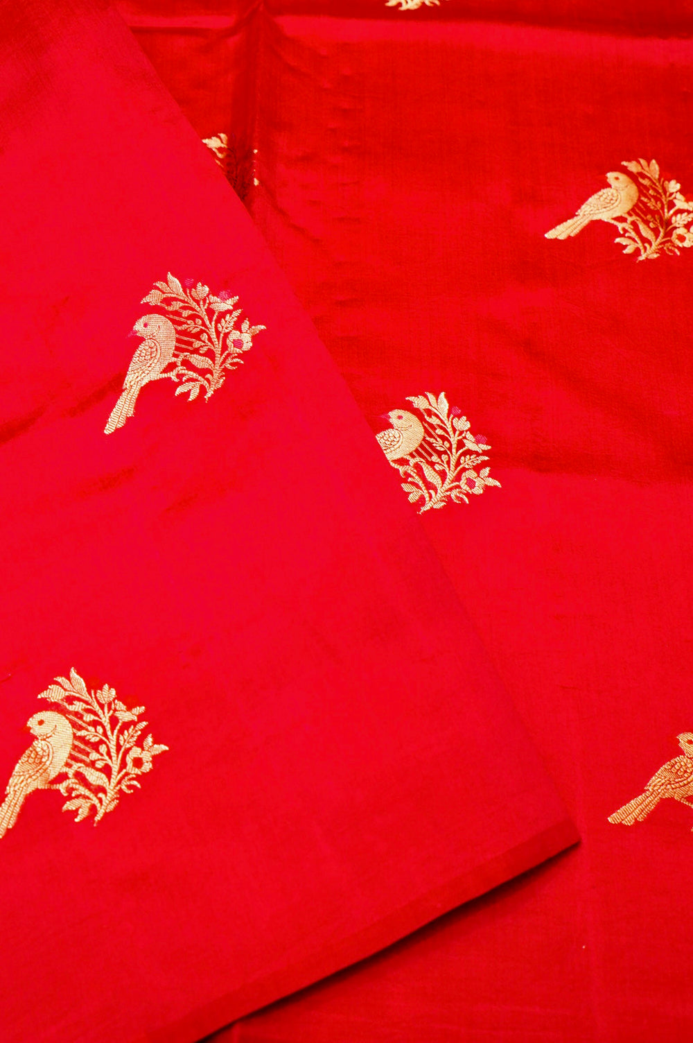 Handwoven Pink Banarasi Katan Soft Silk Saree