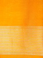 Handwoven Yellow Banarasi Katan Silk Saree