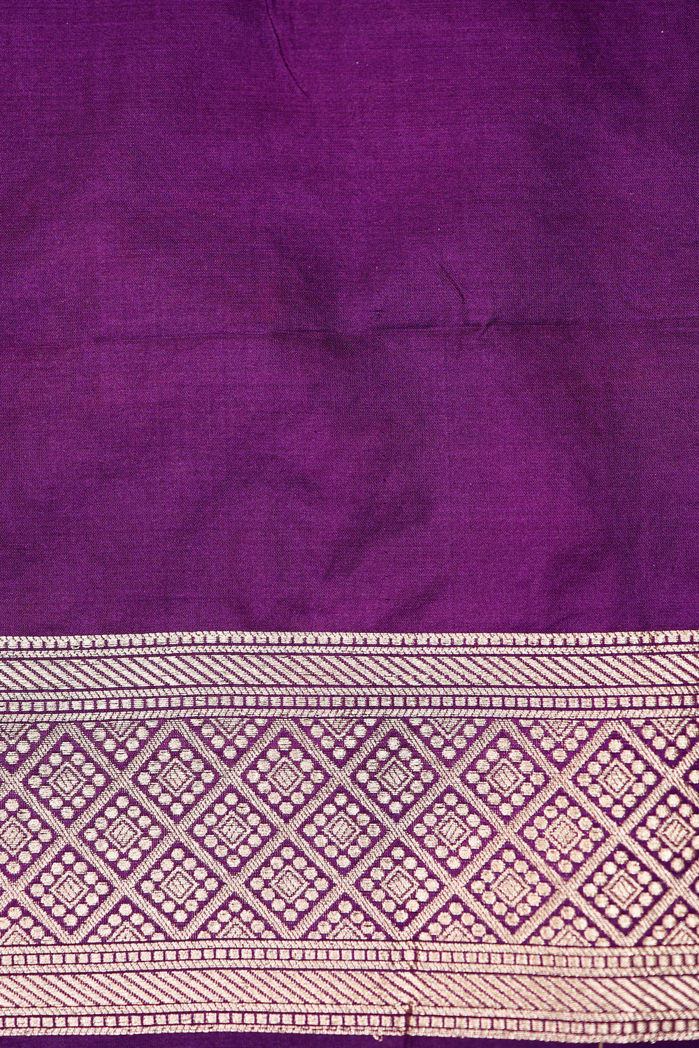 Handwoven Purple Banarasi Katan Silk Saree