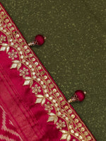 Designer Rani Pink Katan Silk Saree