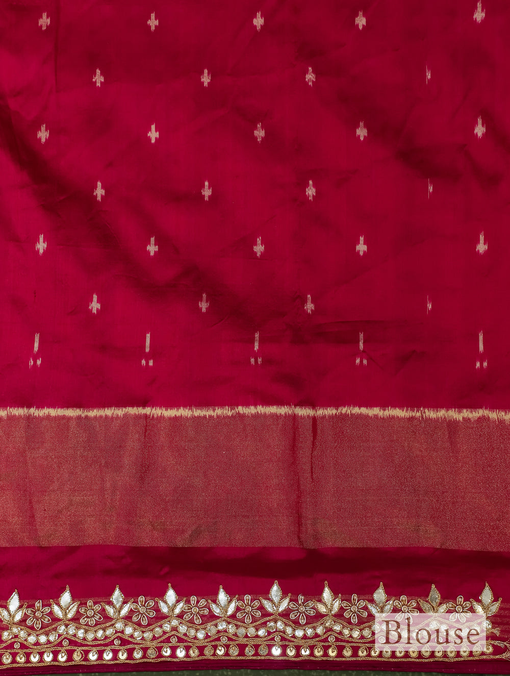 Designer Rani Pink Katan Silk Saree