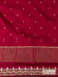 Designer Rani Pink Katan Silk Saree