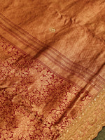 Designer Coffee Brown  Katan Silk Saree