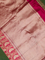 Designer Pink Banarasi Katan Silk Saree