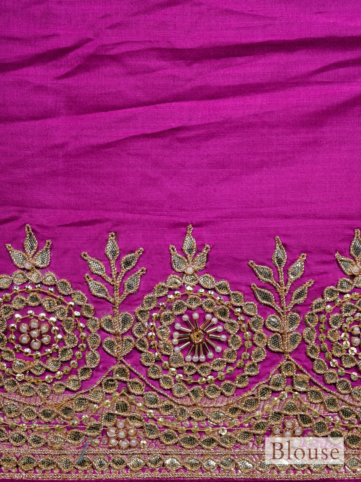 Handwoven Magenta Banarasi Katan Soft Silk Saree