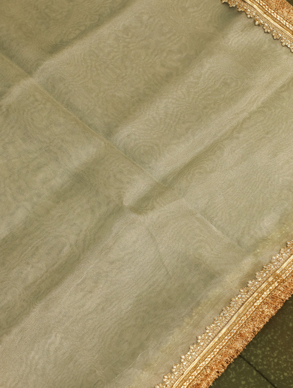 Handwoven Powder Blue Banarasi Organza Saree