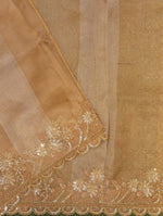 Designer Golden Tissue Silk Saree