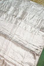 Handwoven Gold Banarasi Tissue Silk Saree