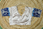 Handwoven Gold Banarasi Tissue Silk Saree