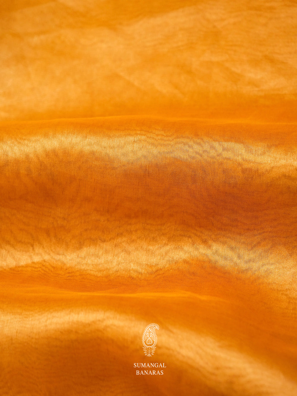 Handwoven Midnight Violet Embroidered Organza Silk Saree