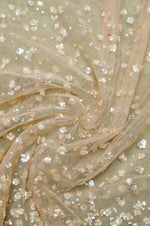 Designer Gold Net Saree